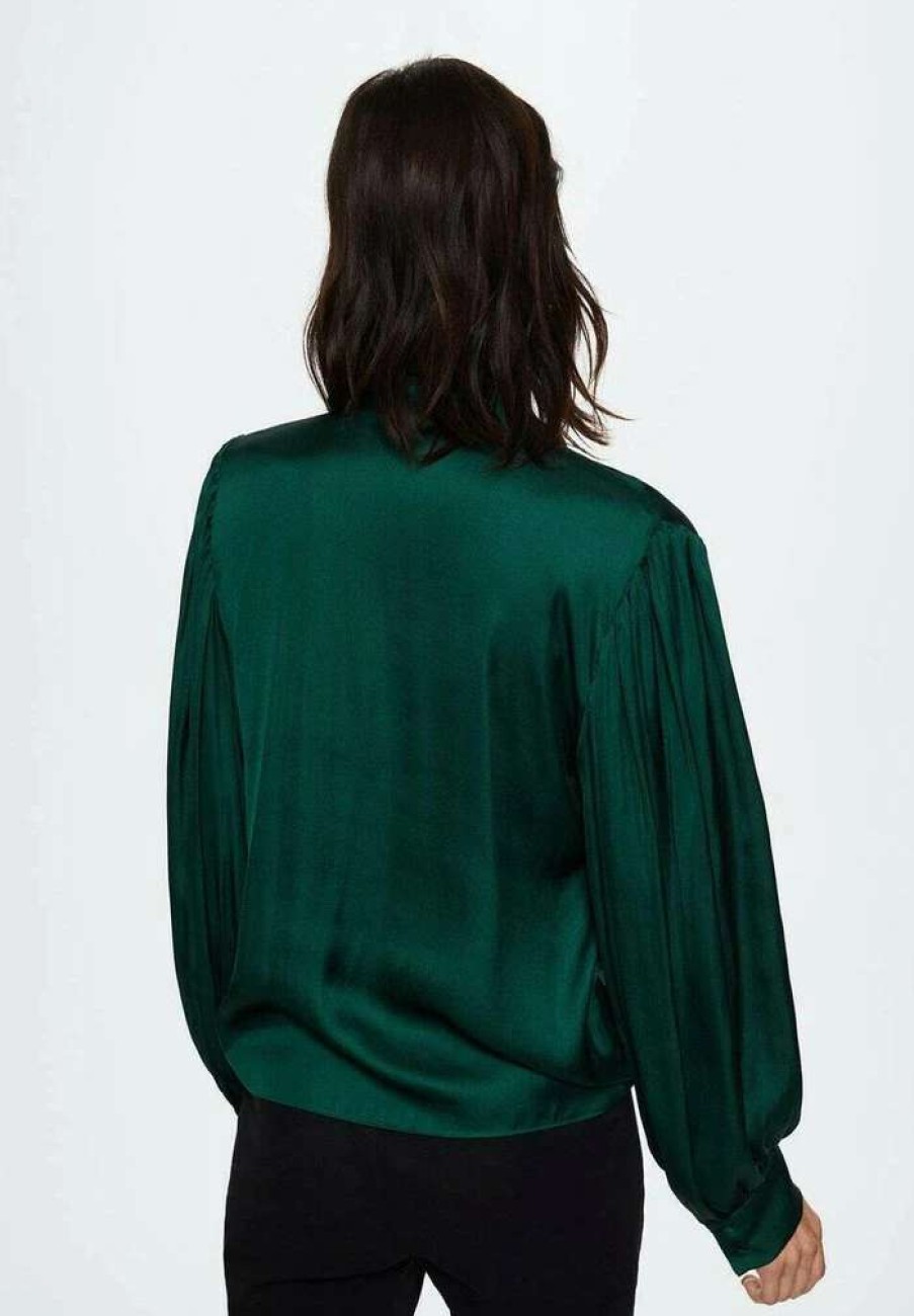 Clothing * | Mango Aire Blouse Vert