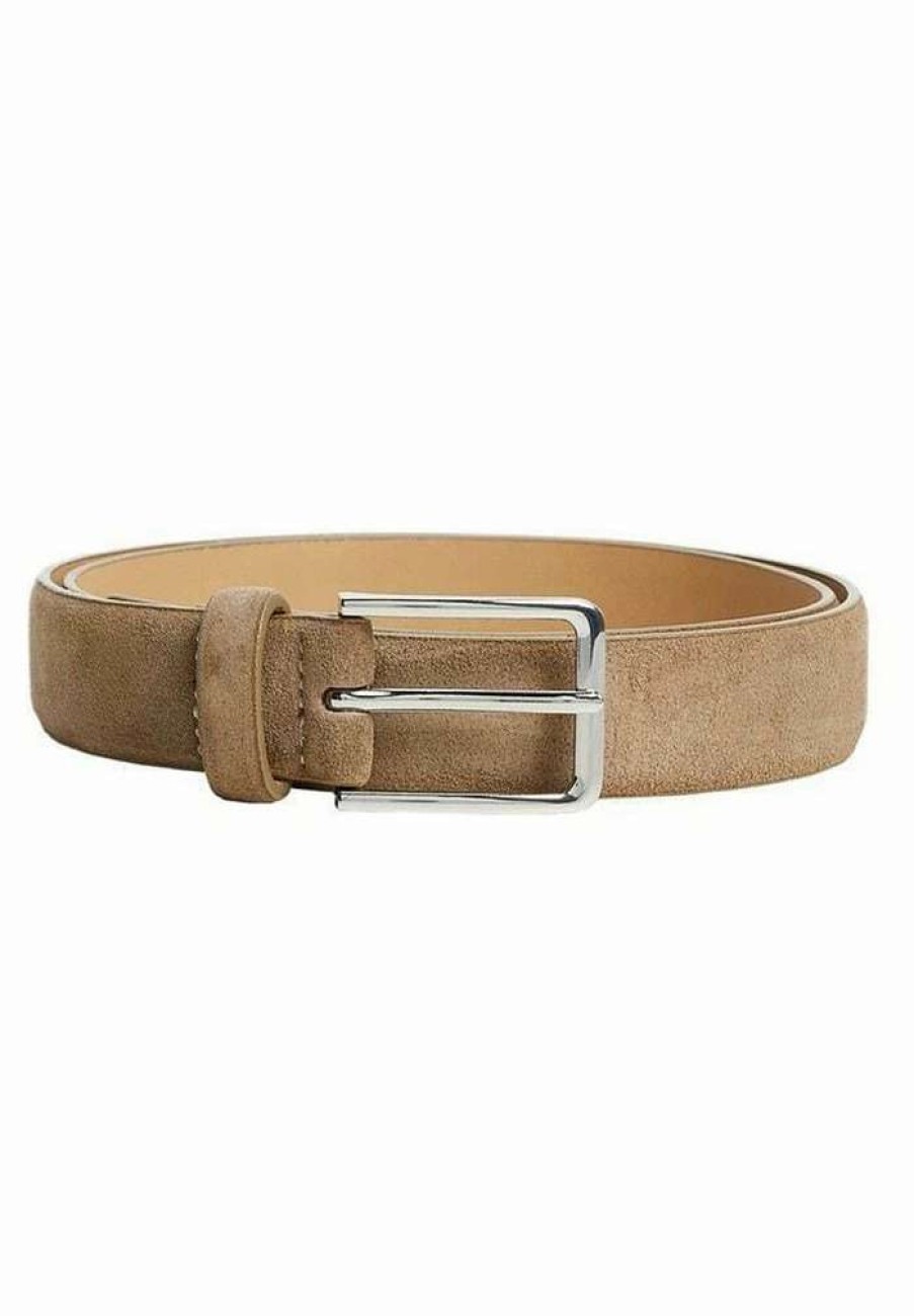 Accessoires * | Mango Belt Gris Clair Pastel