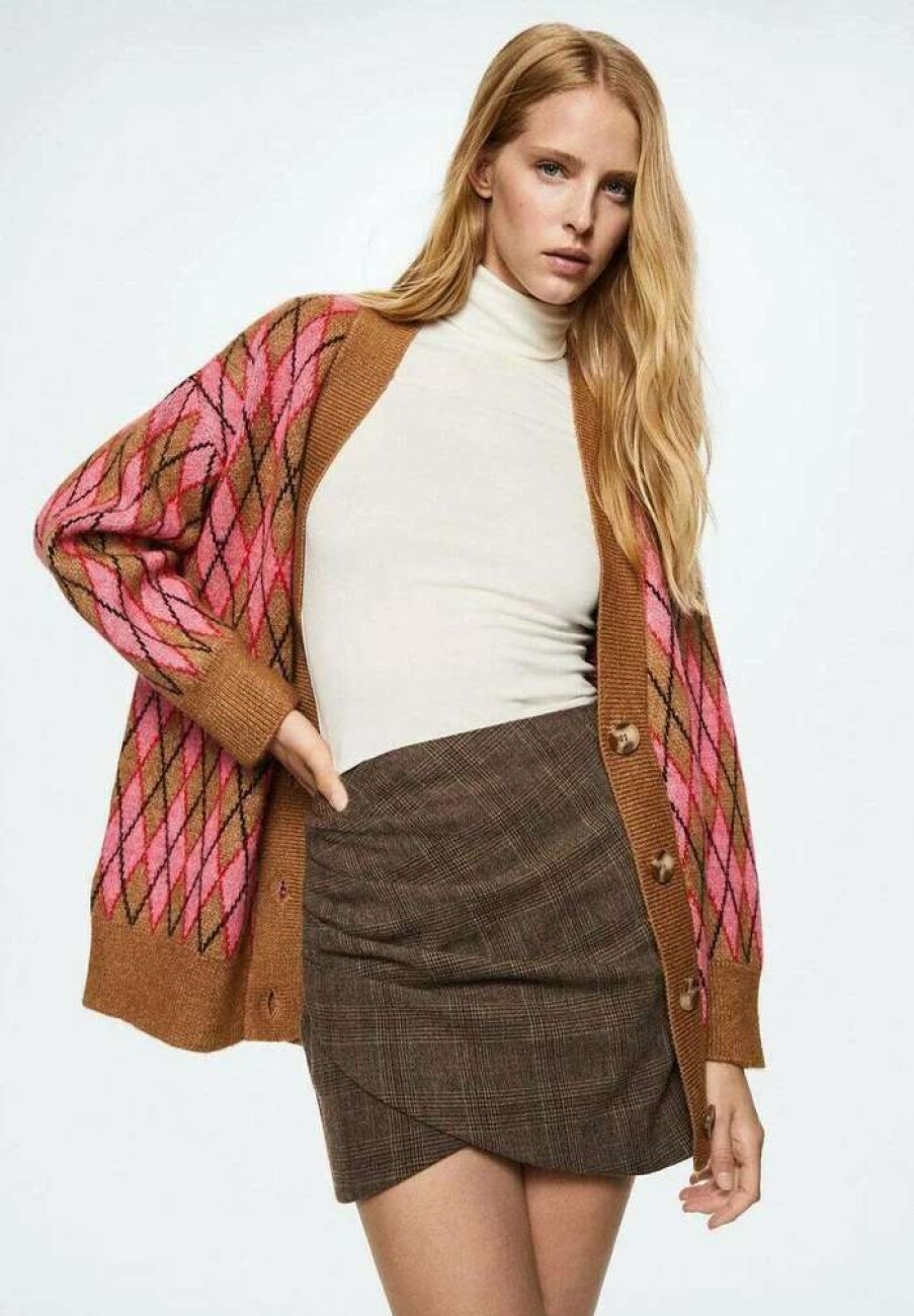 Clothing * | Mango Gina Wrap Skirt Chokoladebrun