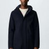 Clothing * | Mango Nobi Classic Coat Bleu Marine