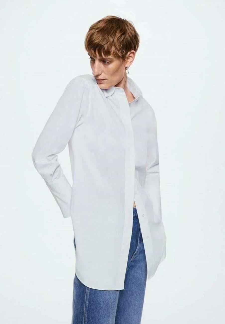 Clothing * | Mango Carola Shirt Cremeweis