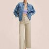 Clothing * | Mango Catherin Flared Jeans Sand