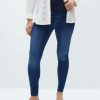 Clothing * | Mango Pitimat Jeans Skinny Fit Blue