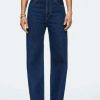 Clothing * | Mango Nora Straight Leg Jeans Dark Blue