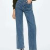 Clothing * | Mango Bootcut Jeans Bleu Moyen