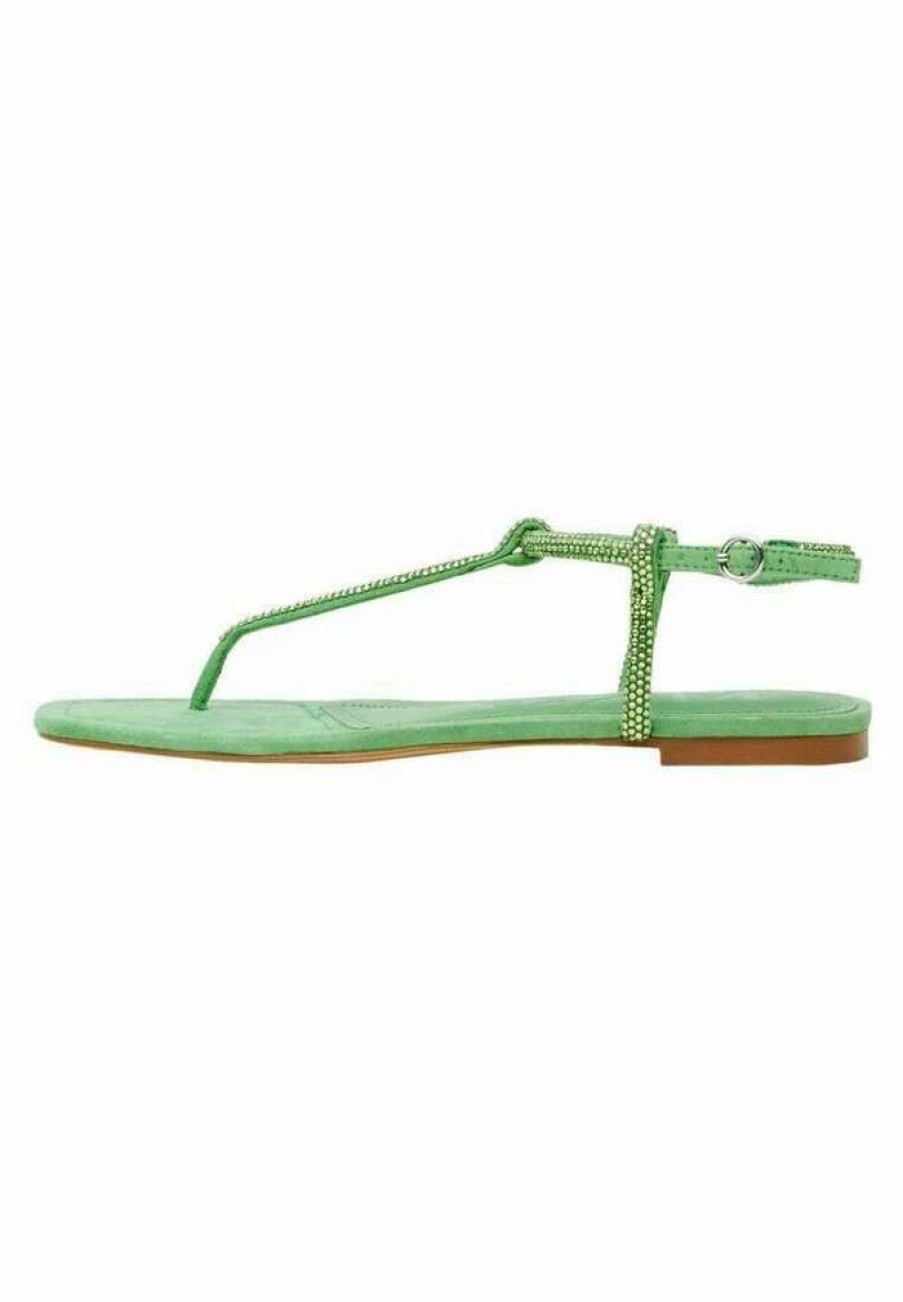 Shoe * | Mango Tubi T-Bar Sandals Green