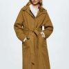 Clothing * | Mango Dallas Classic Coat Mellembrun