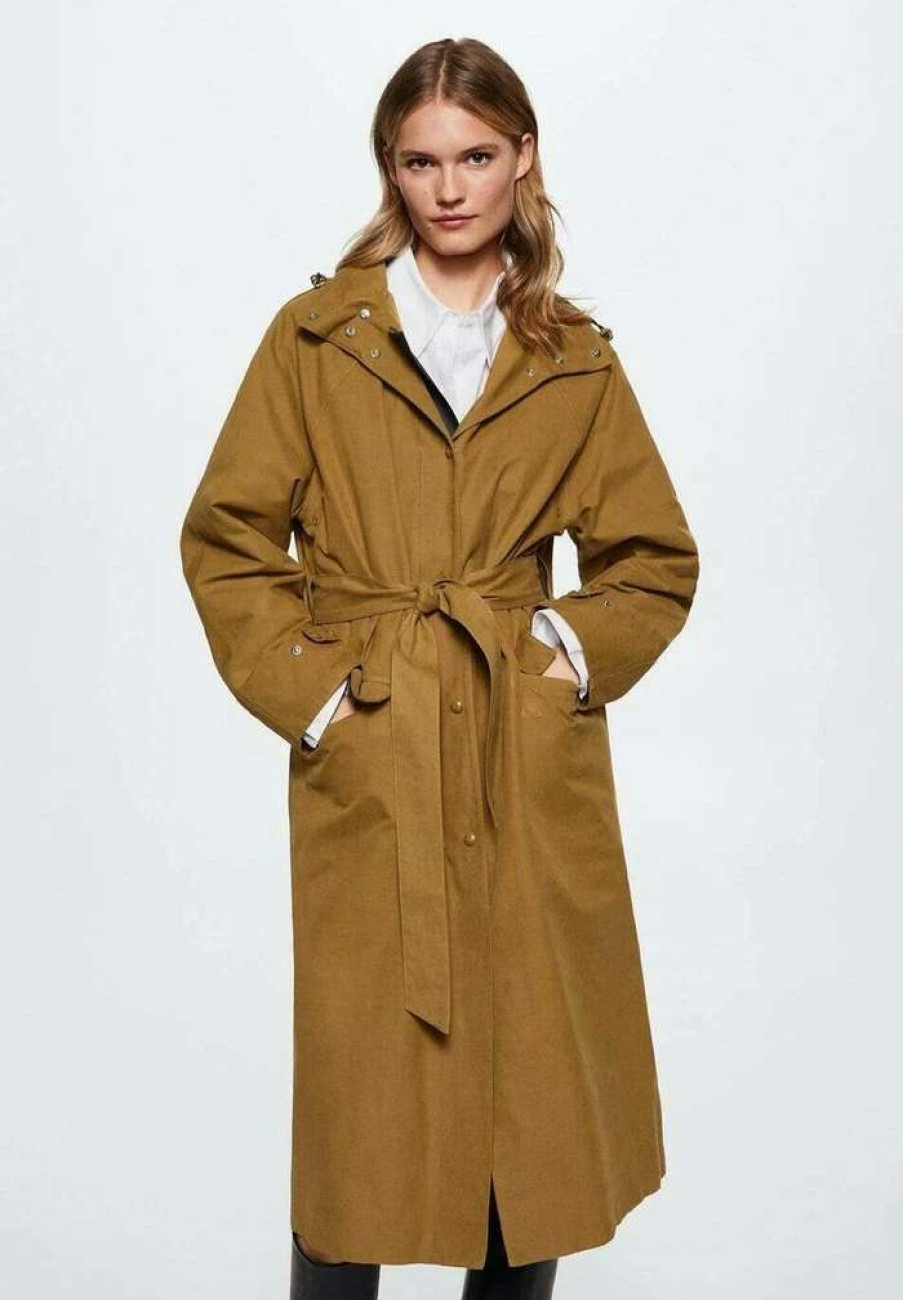 Clothing * | Mango Dallas Classic Coat Mellembrun