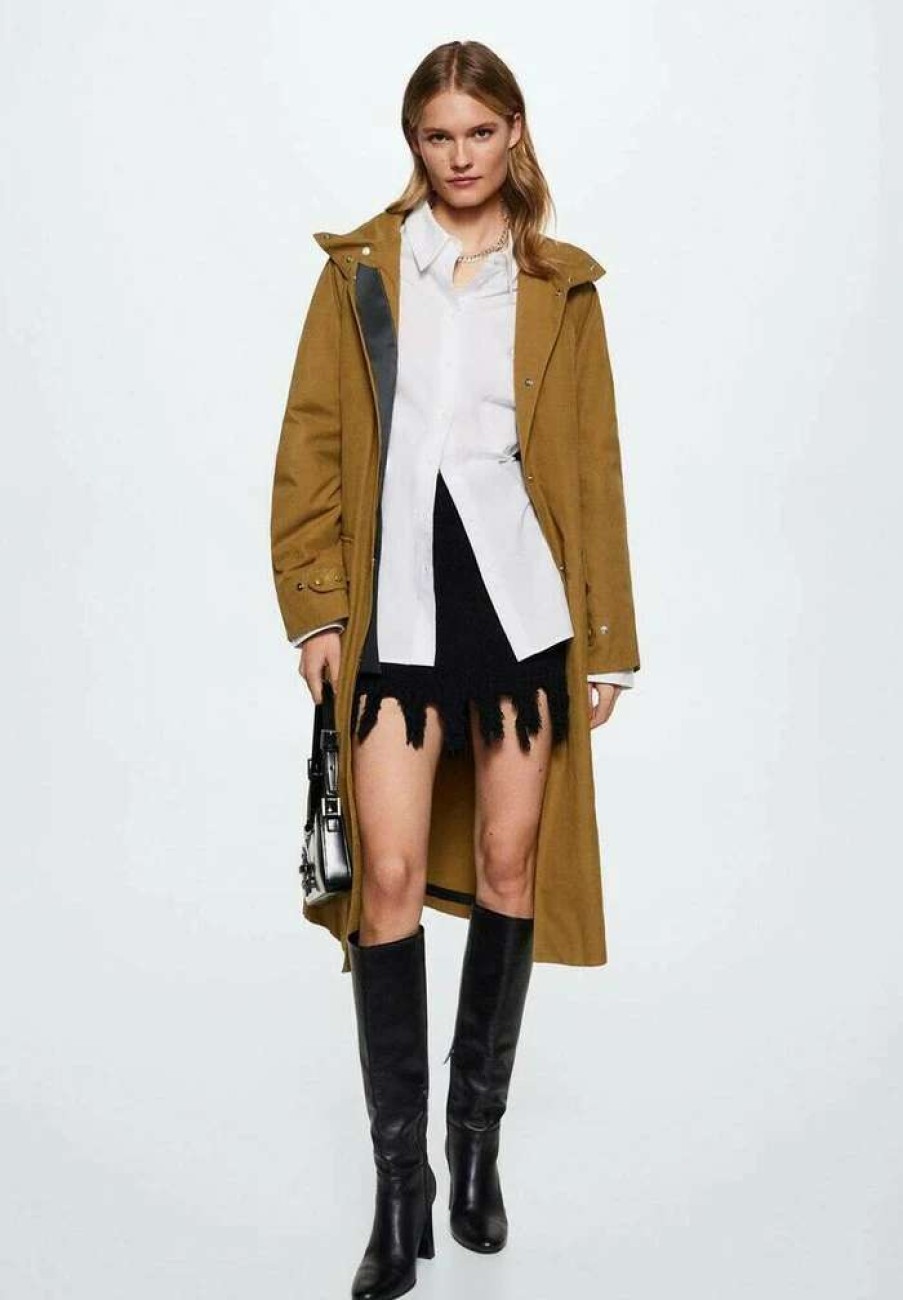 Clothing * | Mango Dallas Classic Coat Mellembrun