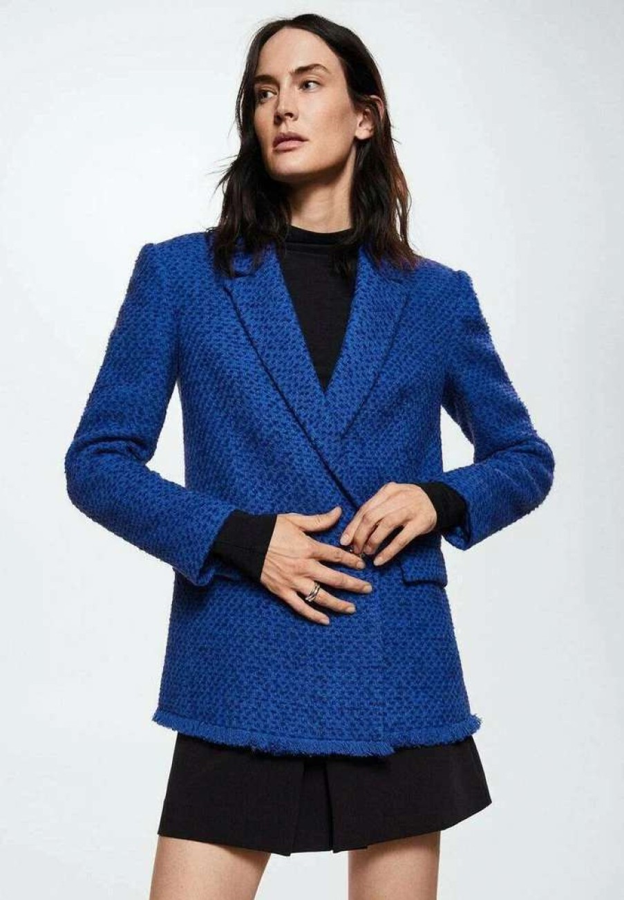 Clothing * | Mango Boston Blazer Bleu