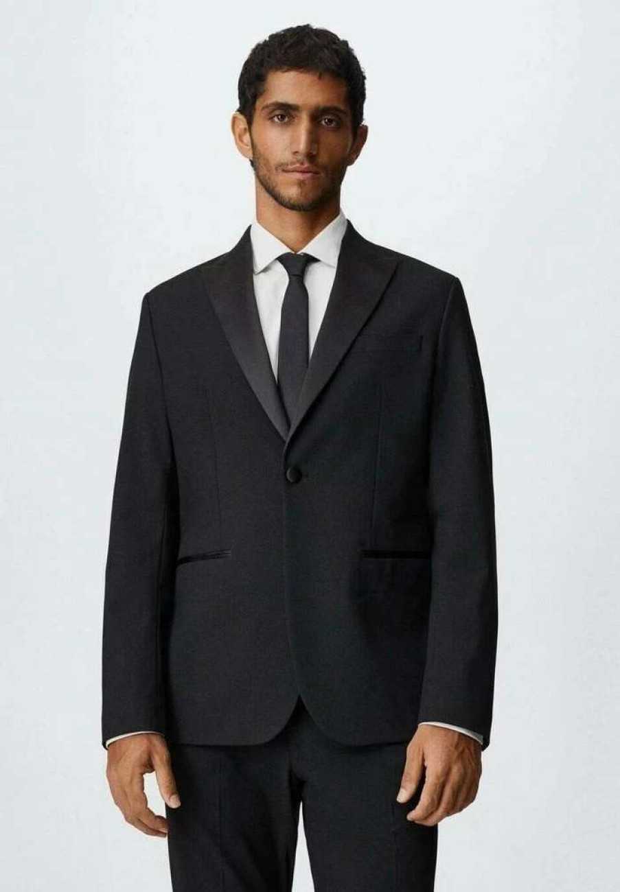 Clothing * | Mango Suit Jacket Schwarz