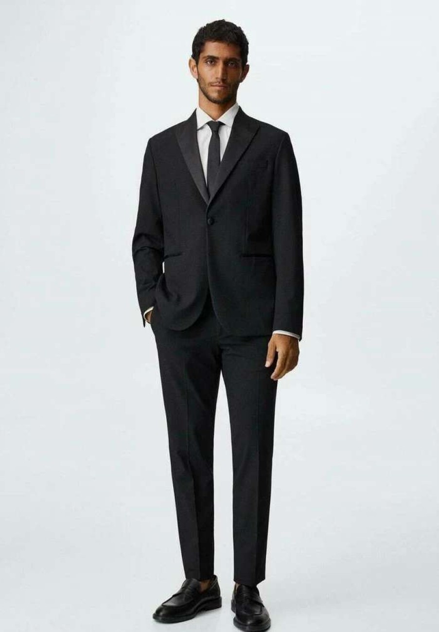 Clothing * | Mango Suit Jacket Schwarz