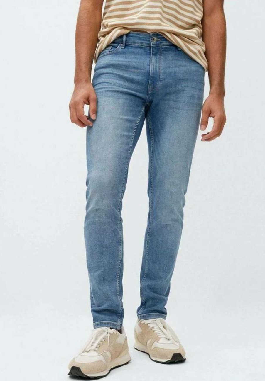 Clothing * | Mango Jude Slim Fit Jeans Blu Medio