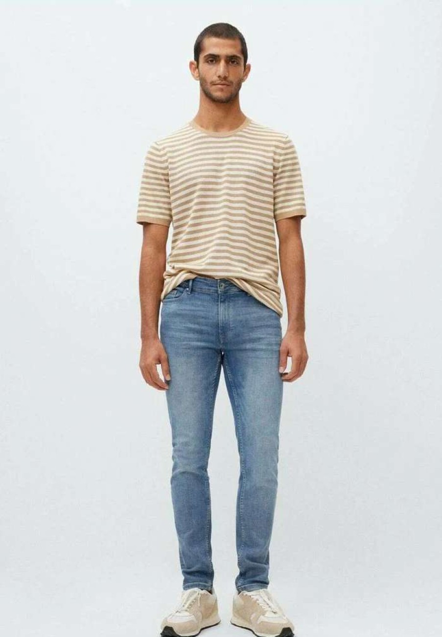 Clothing * | Mango Jude Slim Fit Jeans Blu Medio