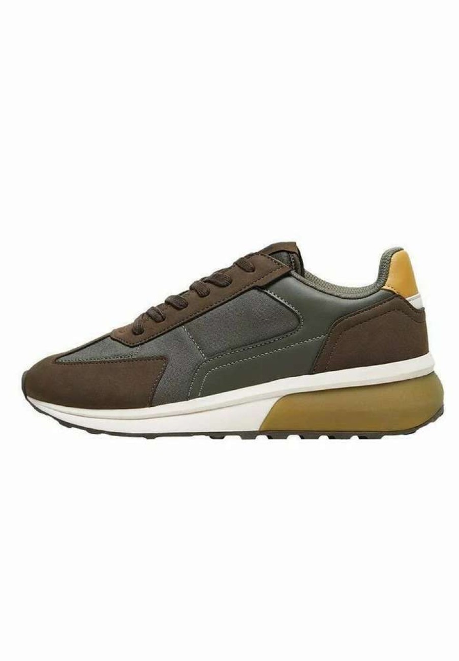 Shoe * | Mango Rule Trainers Kaki