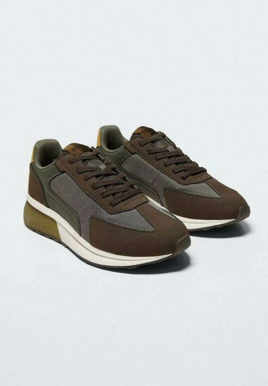 Shoe * | Mango Rule Trainers Kaki