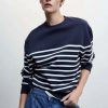 Clothing * | Mango Frenchi Sweatshirt Navy