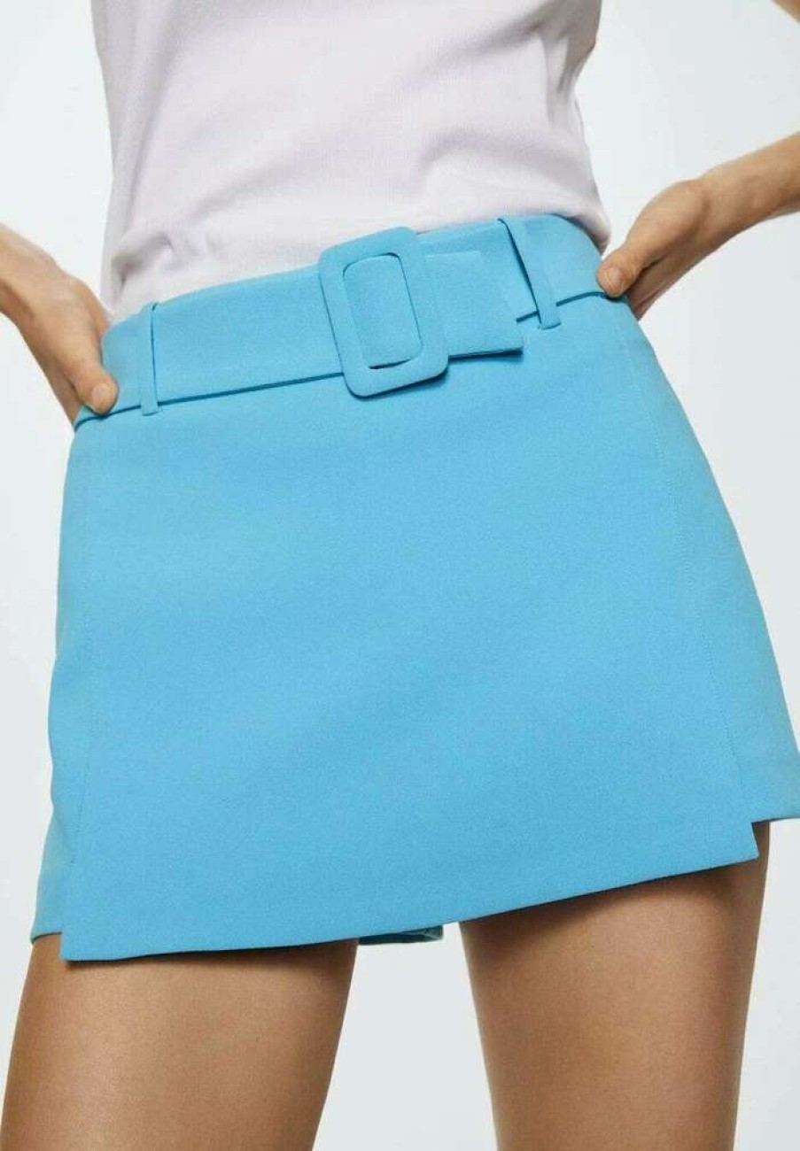 Clothing * | Mango A-Line Skirt Himmelblau