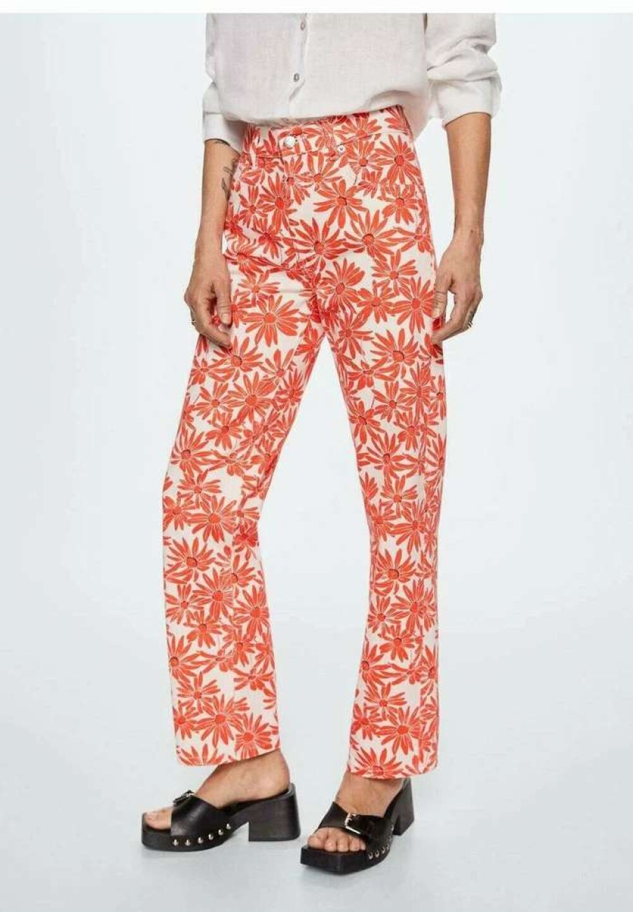 Clothing * | Mango Tahiti Trousers Rot