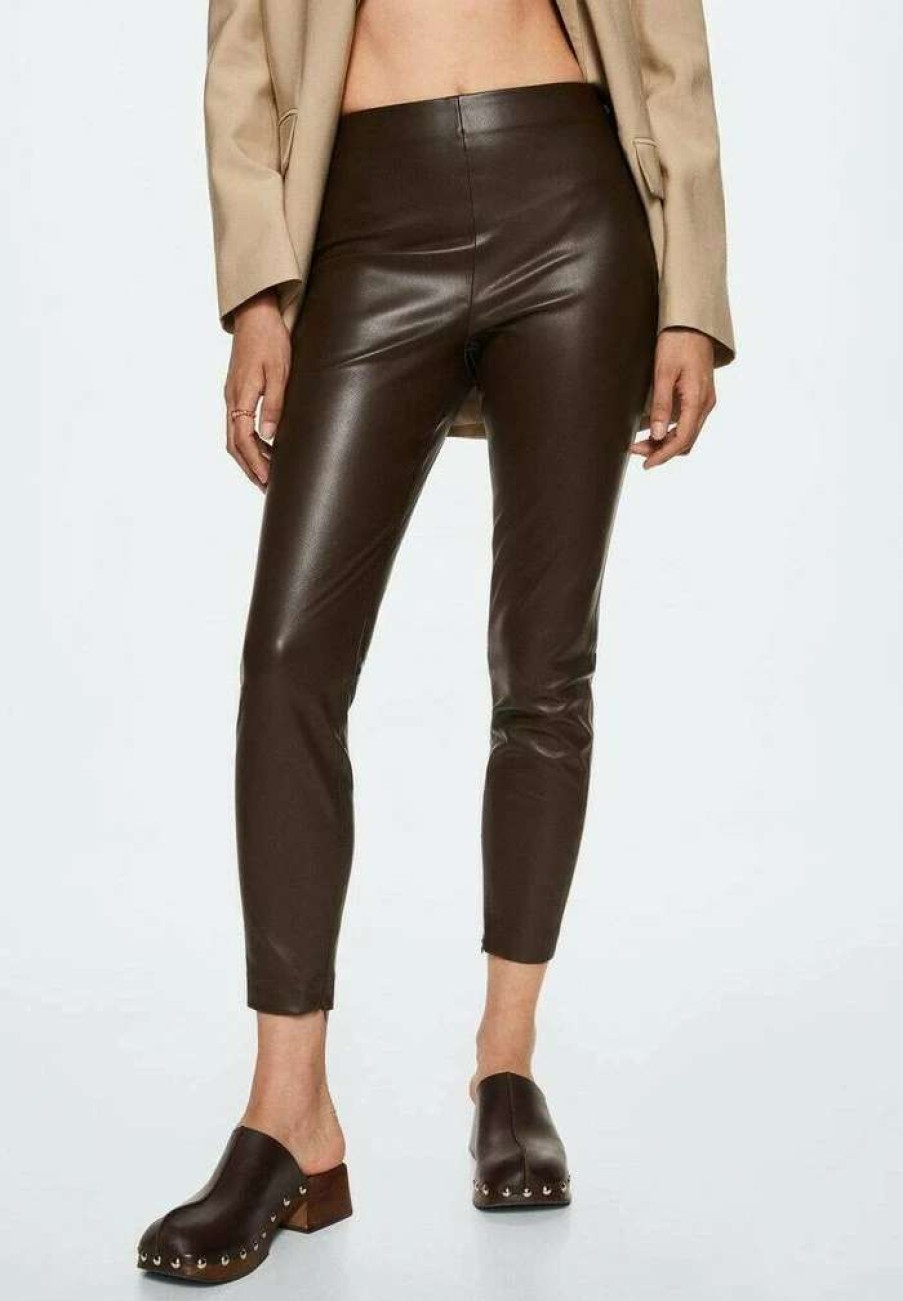 Clothing * | Mango London Trousers Chocolate