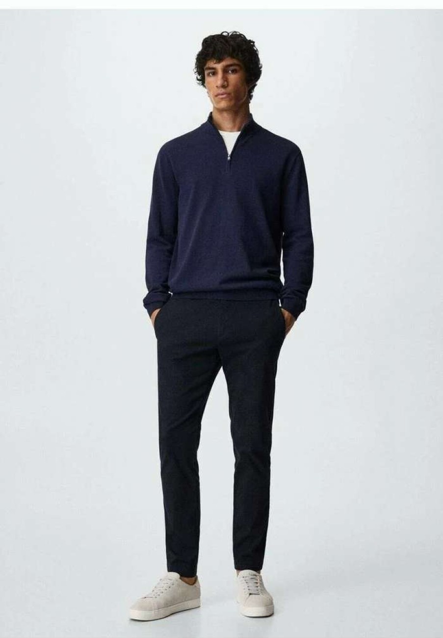 Clothing * | Mango Tenp Jumper Navy