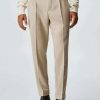 Clothing * | Mango Scala Trousers Beige