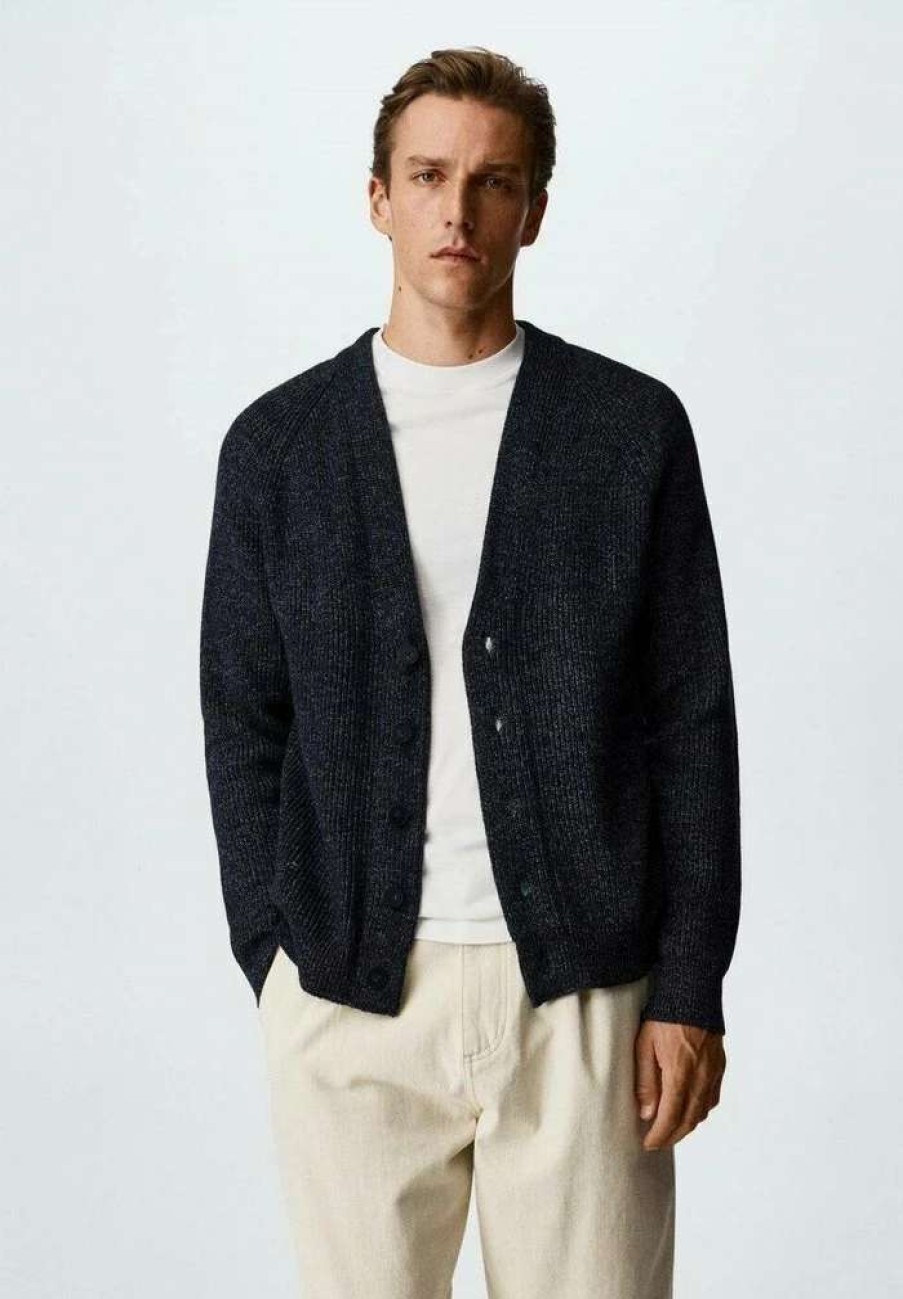 Clothing * | Mango Binger Cardigan Navy