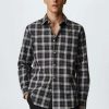 Clothing * | Mango Carnota Shirt Sort