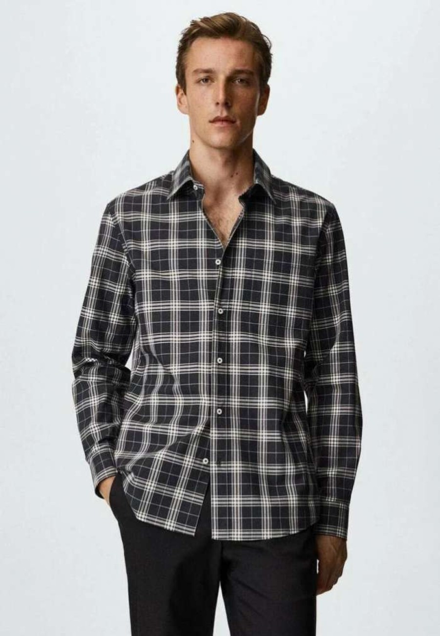 Clothing * | Mango Carnota Shirt Sort