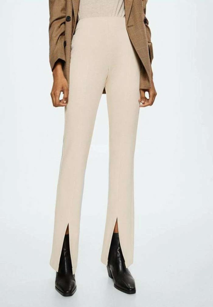 Clothing * | Mango Trousers Ecru