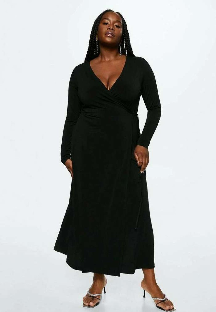 Clothing * | Mango Copi Maxi Dress Noir