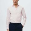 Clothing * | Mango Lakecity Formal Shirt Light Pink