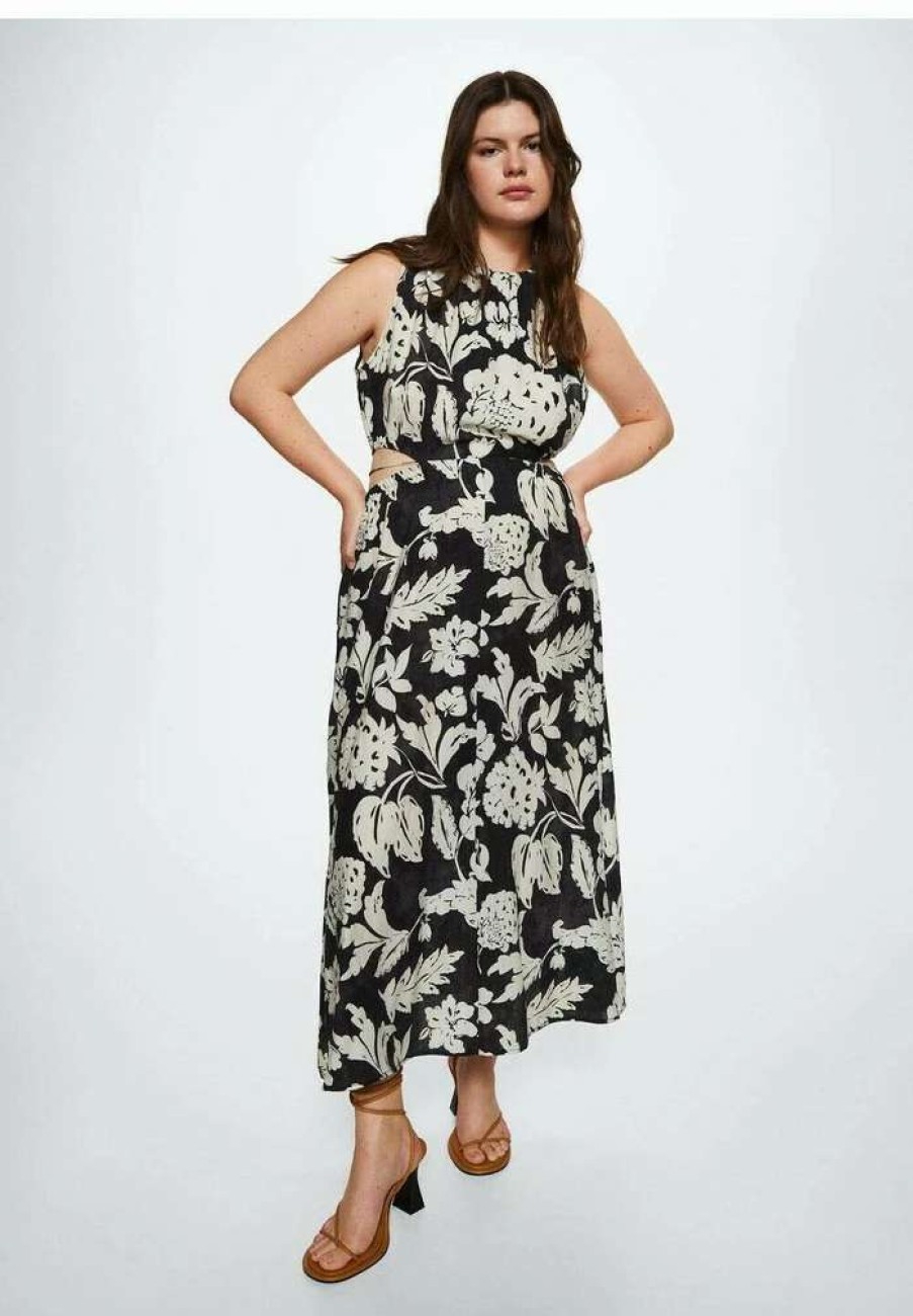 Clothing * | Mango Willow Maxi Dress Black