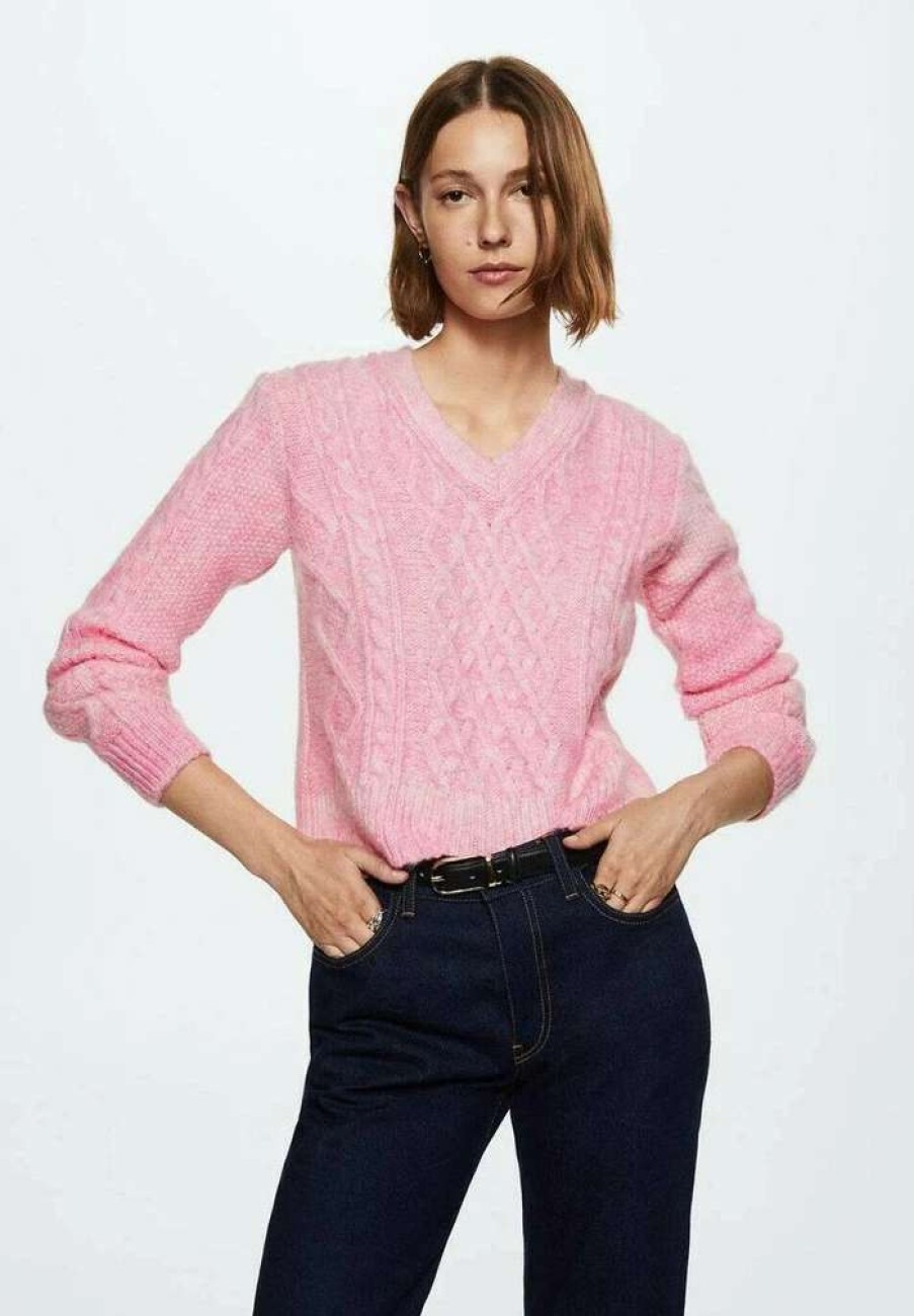 Clothing * | Mango Narciso Jumper Rosa