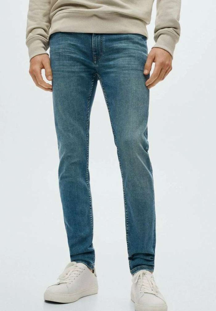 Clothing * | Mango Jude Slim Fit Jeans Blue