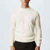 Clothing * | Mango Lotus Jumper Off White