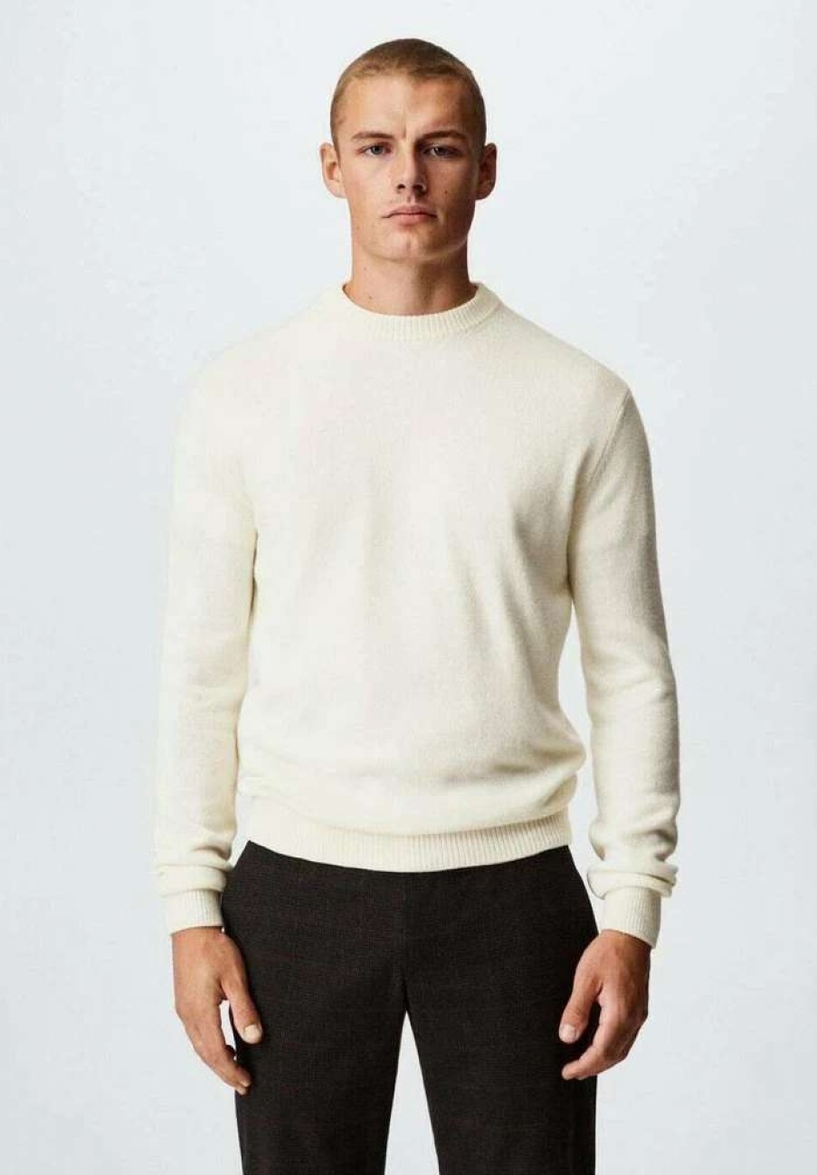 Clothing * | Mango Lotus Jumper Off White