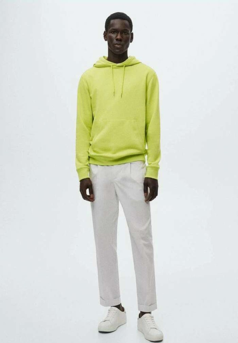 Clothing * | Mango Bone Hoodie Lime