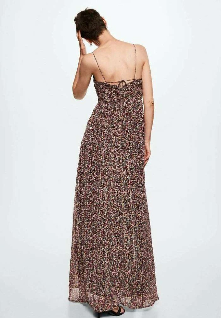 Clothing * | Mango Tailor Maxi Dress Brown