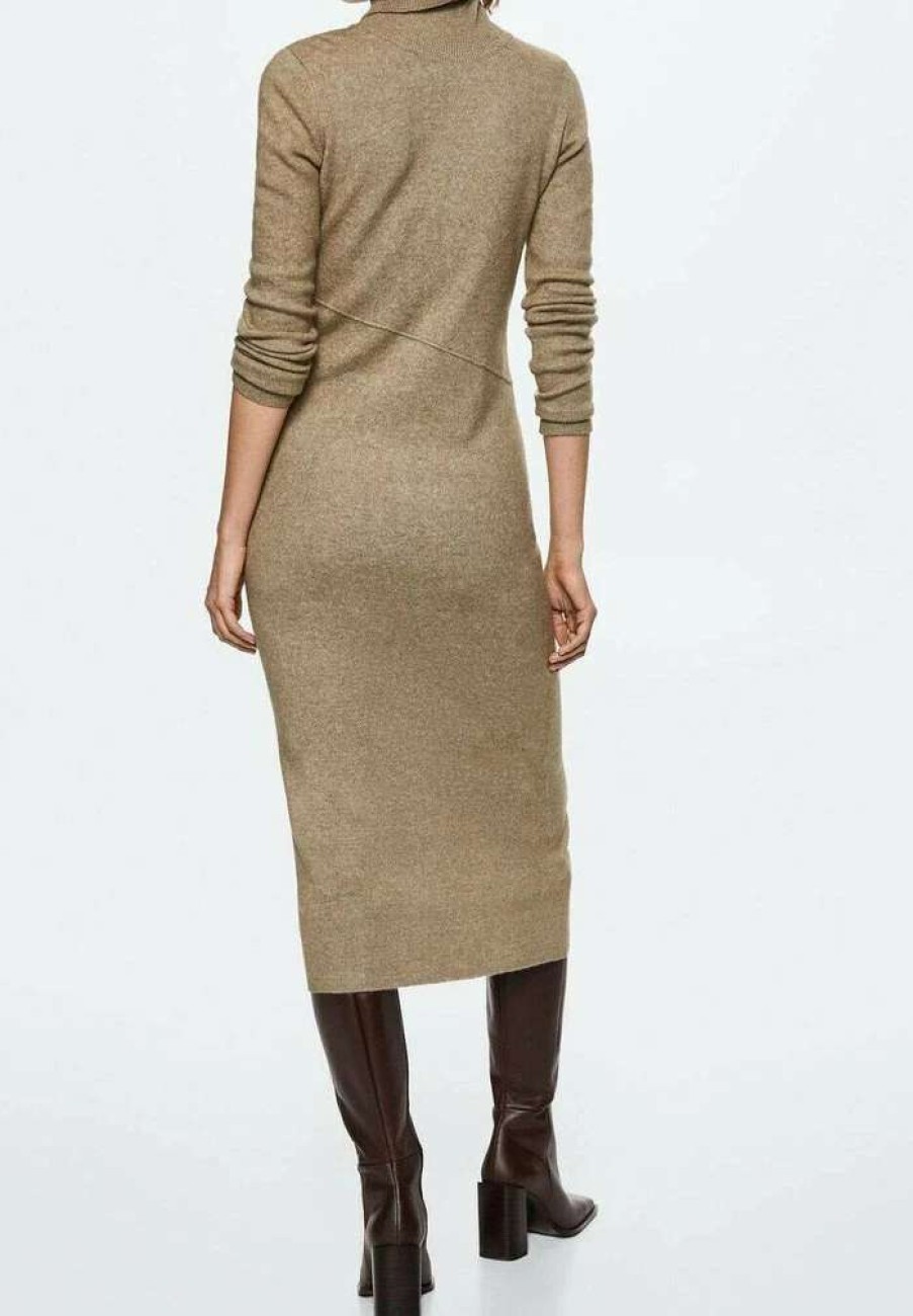 Clothing * | Mango Selene Jumper Dress Brazowy