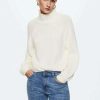 Clothing * | Mango Orqui Jumper Gebroken Wit