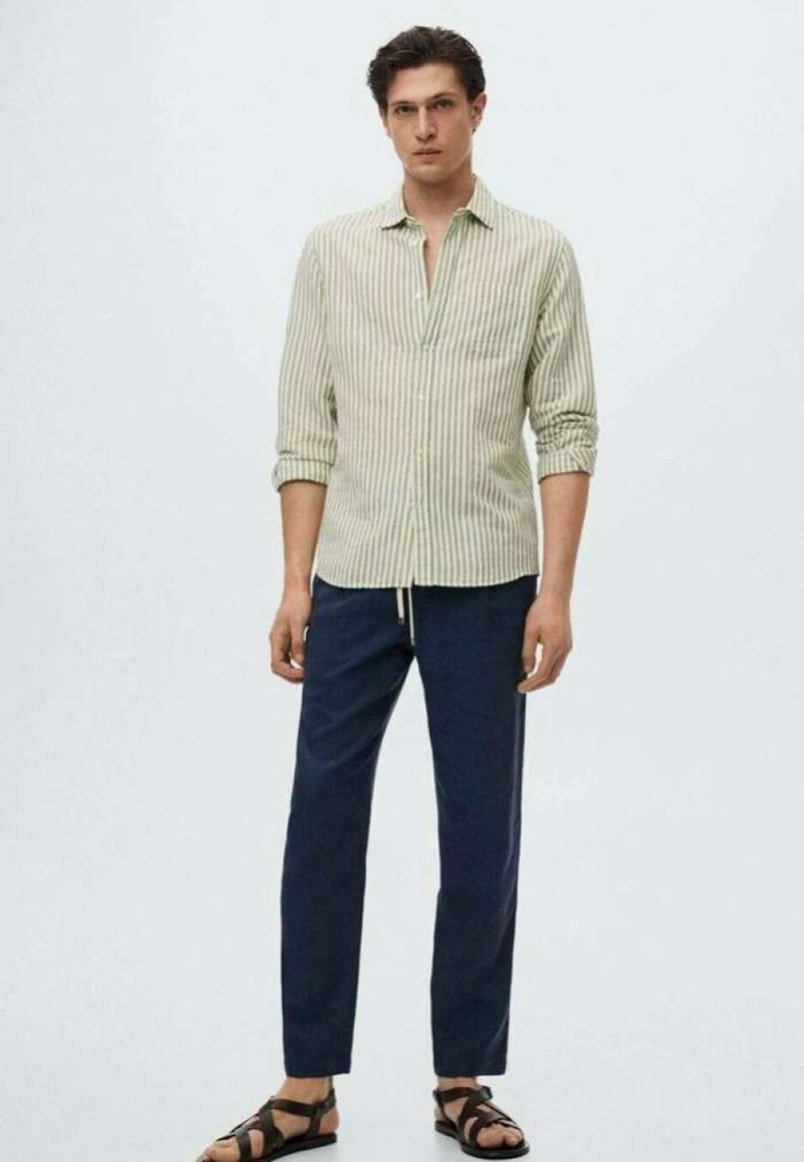 Clothing * | Mango Rig Shirt Khaki