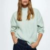 Clothing * | Mango Sardana Jumper Wassergrun