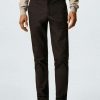 Clothing * | Mango Graham Chinos Weinrot