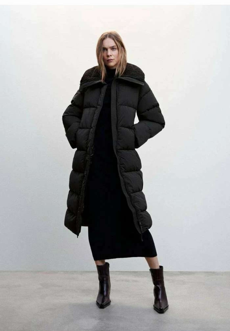 Clothing * | Mango Cruella Winter Coat Noir