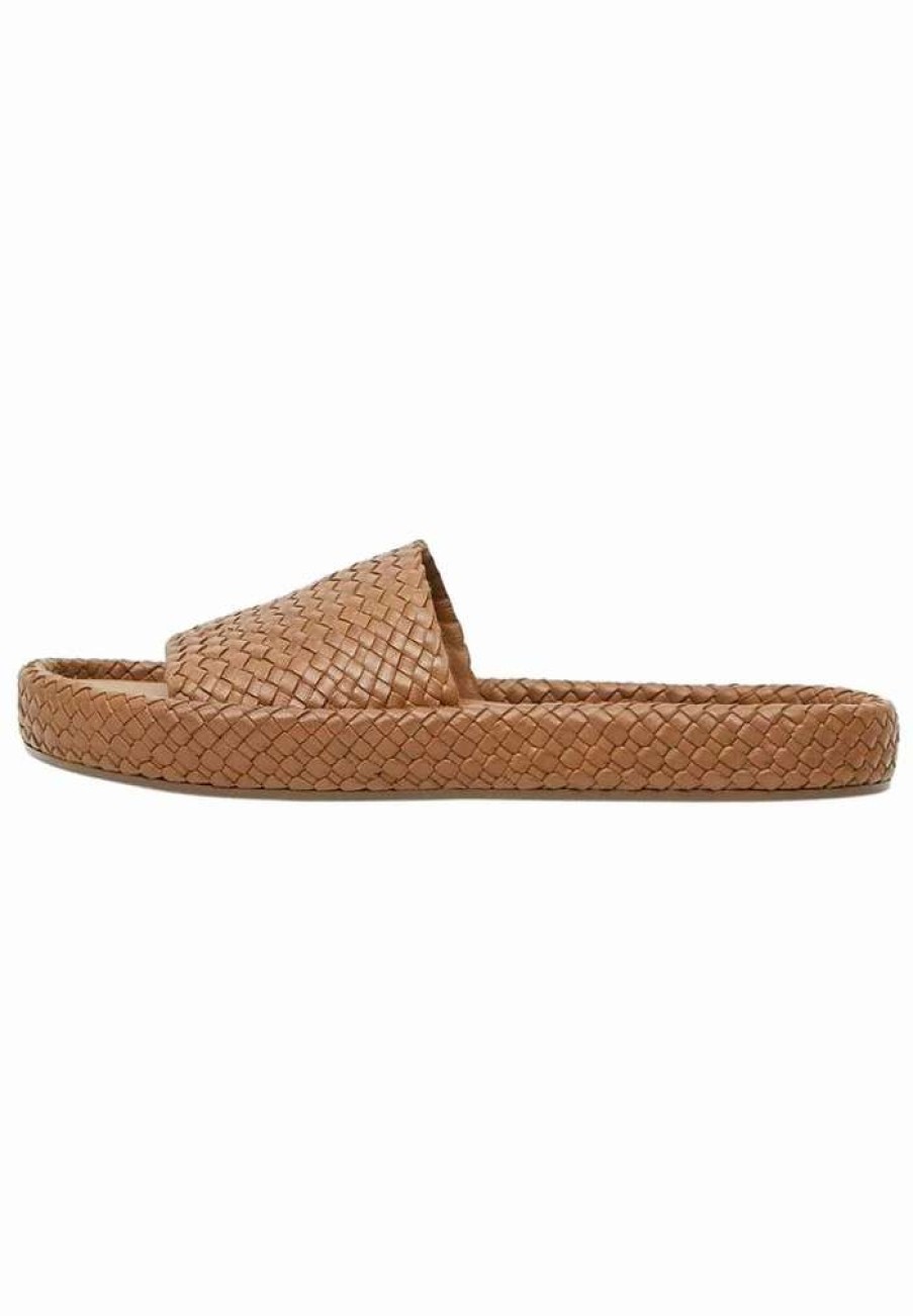 Shoe * | Mango Pala Slippers Laeder