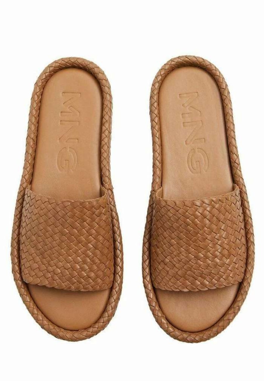 Shoe * | Mango Pala Slippers Laeder