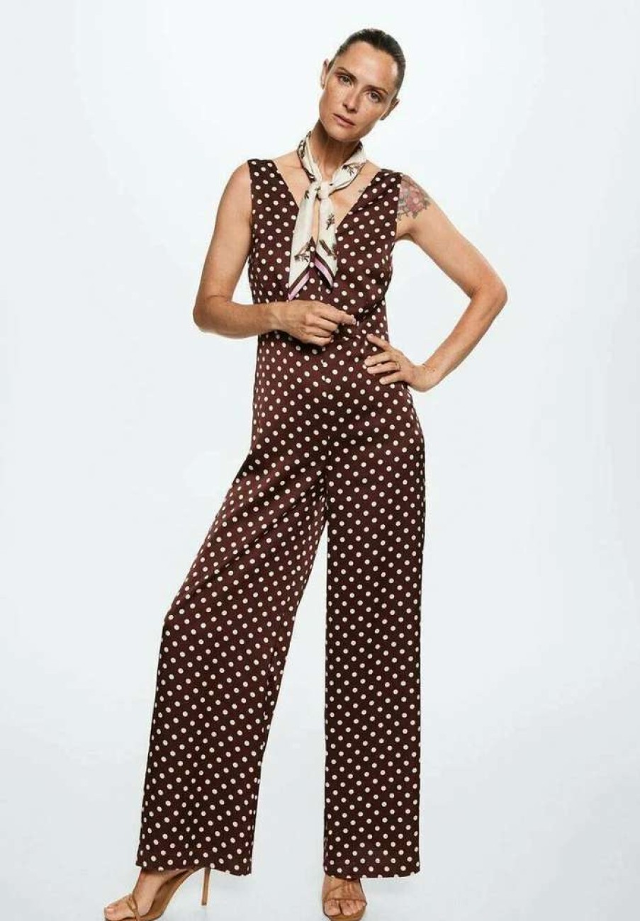 Clothing * | Mango Lola Jumpsuit Braun