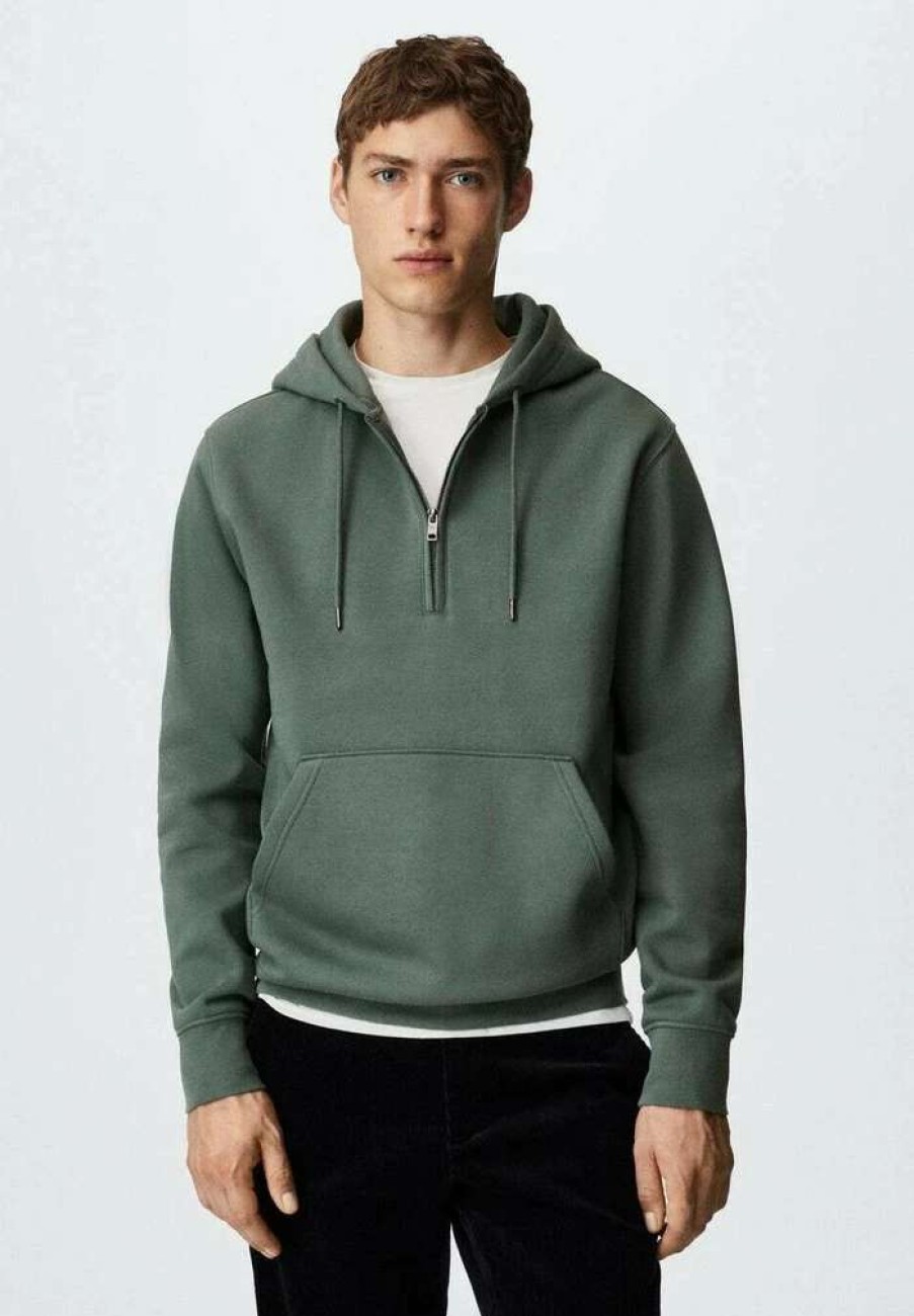 Clothing * | Mango Bowie Hoodie Grun