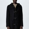 Clothing * | Mango Faro Classic Coat Black